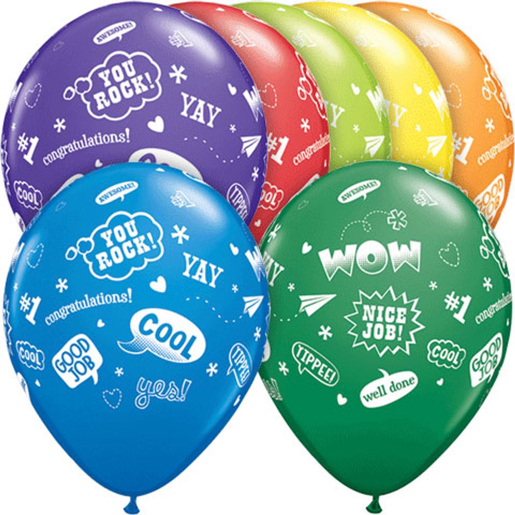 11" Congrats Messages Around