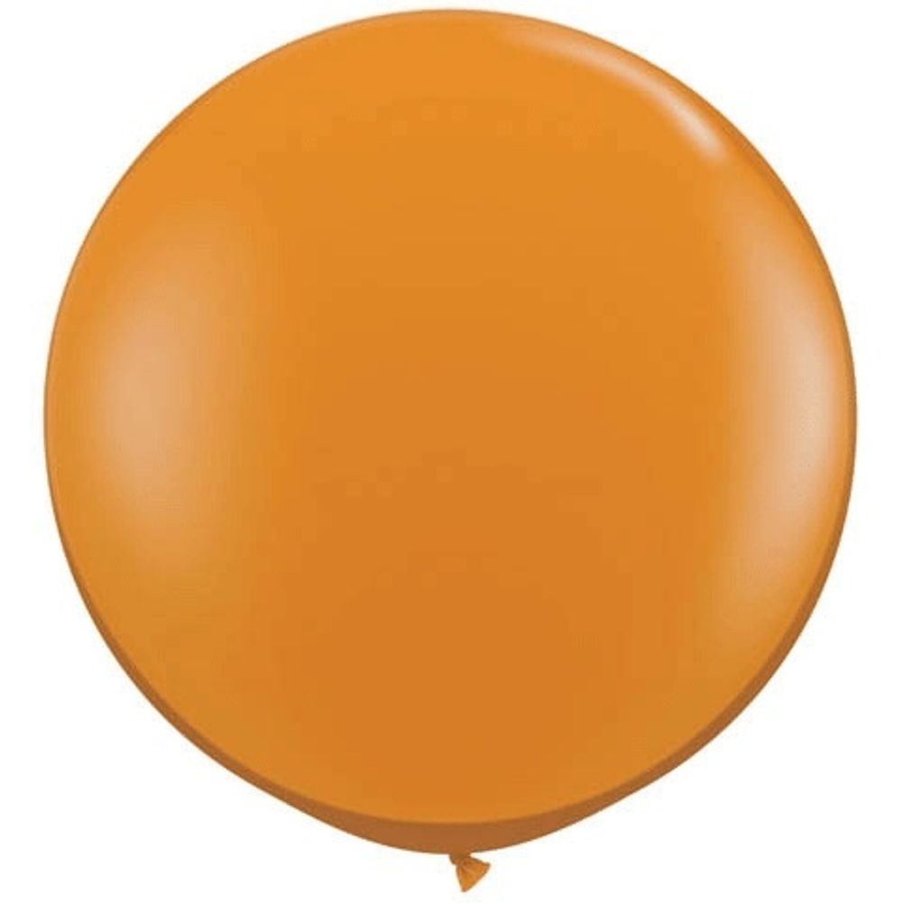Qualatex 3' Mandarin Orange Latex Balloons (2ct)