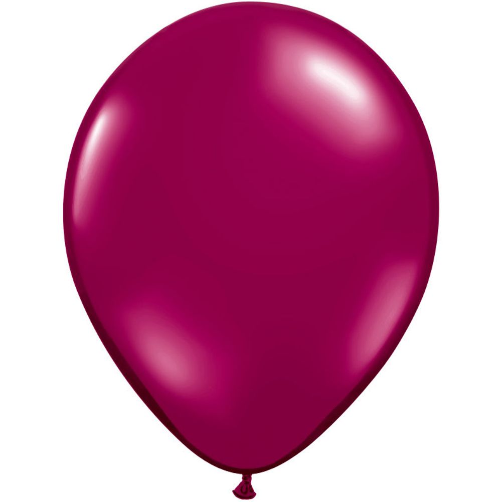 Qualatex 5" Sparkling Burgundy Latex Balloons (10ct)