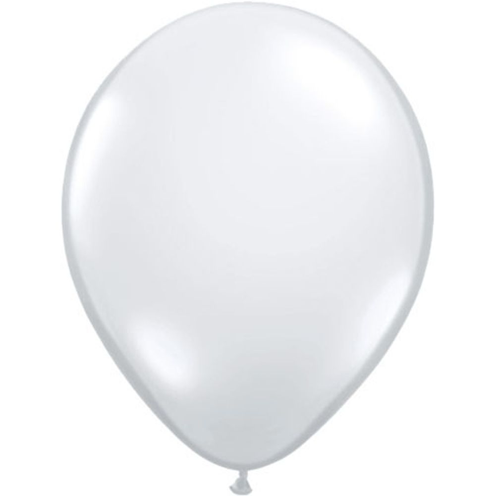 Qualatex 9" Diamond Clear Latex Balloons (10ct)