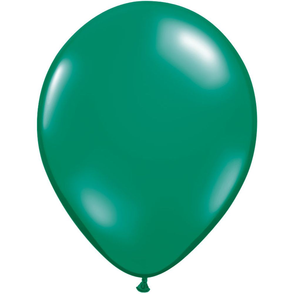 Qualatex 9" Emerald Green Latex Balloons (10ct)