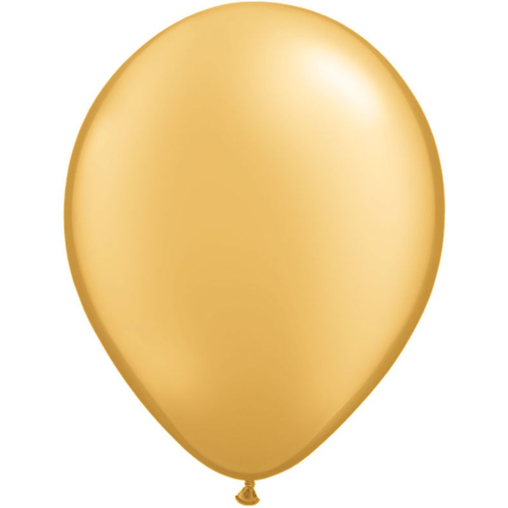 Qualatex 11" Metallic Gold Latex Balloons (10ct)