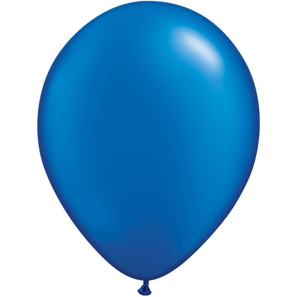 Qualatex 11" Pearlized Sapphire Blue Latex Balloons (10ct)