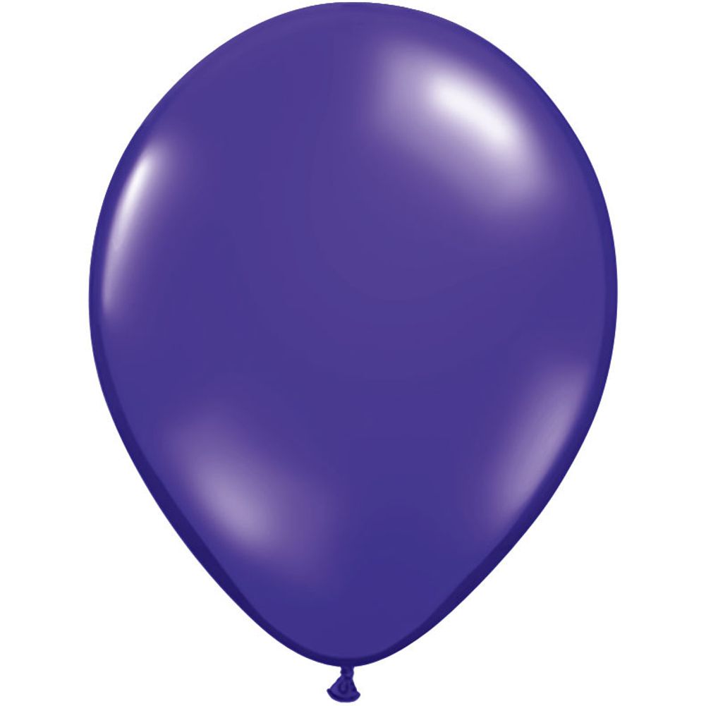 Qualatex 16" Quartz Purple Latex Balloons (10ct)
