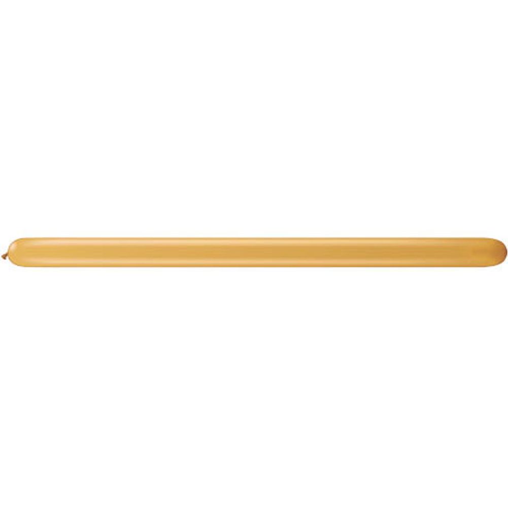 Qualatex 260Q Metallic Gold Tying Balloons (10ct)