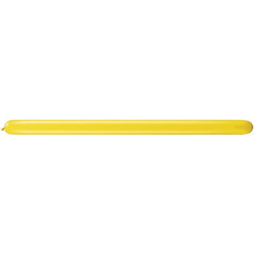 Qualatex 350Q Citrine Yellow Tying Balloons (10ct)