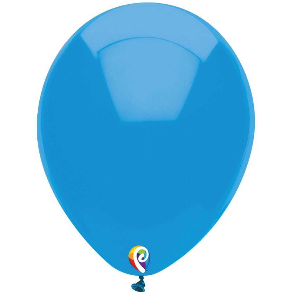 Funsational 12" Ocean Blue Latex Balloons, 50ct