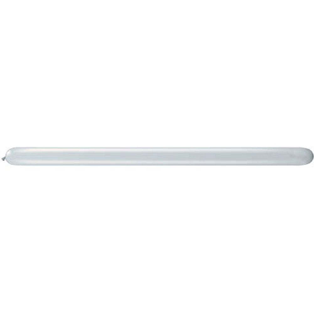 Qualatex 160Q Metallic Silver Tying Balloons (10ct)