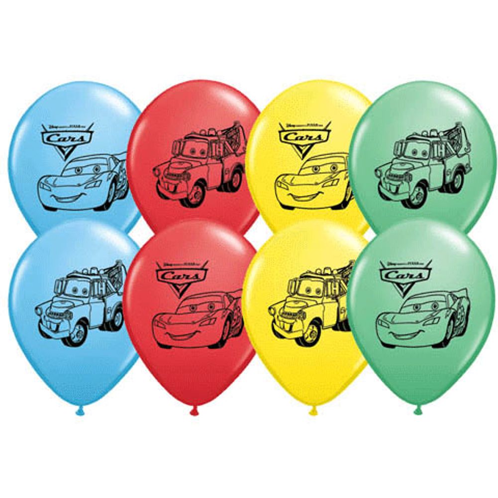 11" Disney Cars Balloons (25 ct)