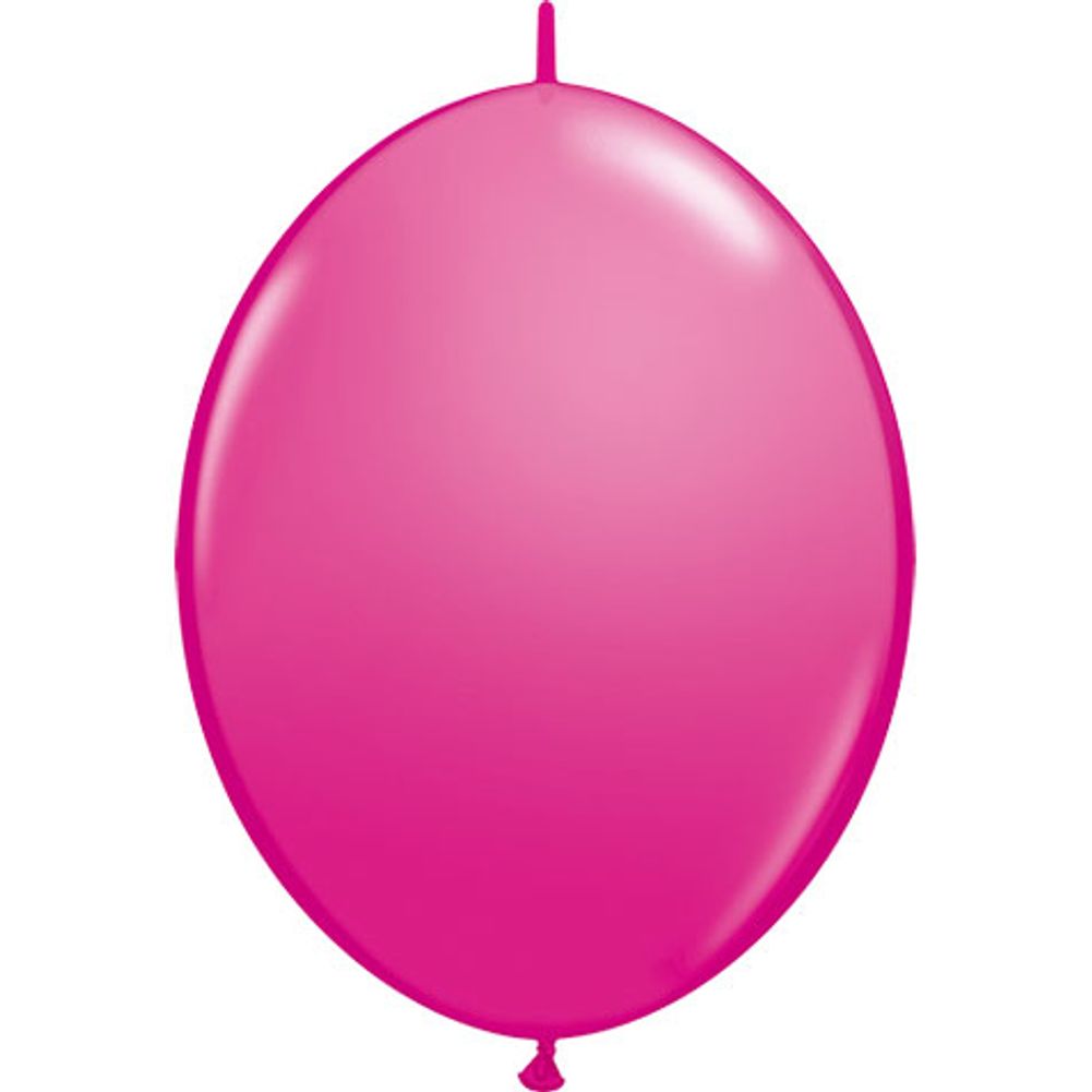Qualatex 12" Wild Berry Quicklink Latex Balloons (50ct)