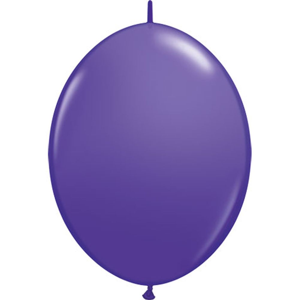 Qualatex 12" Purple Violet Quicklink Latex Balloons (50ct)
