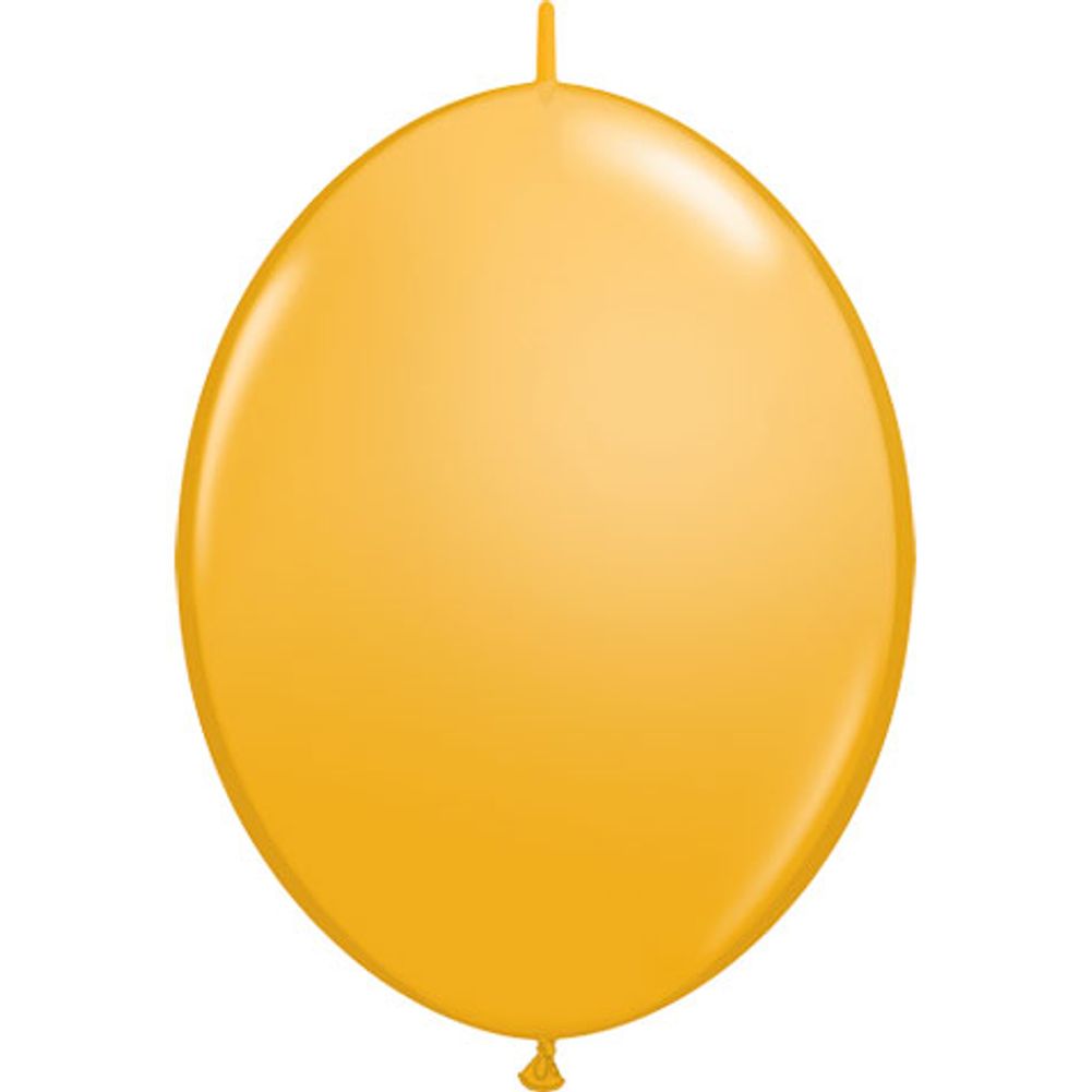 Qualatex 12" Goldenrod Quicklink Latex Balloons (50ct)