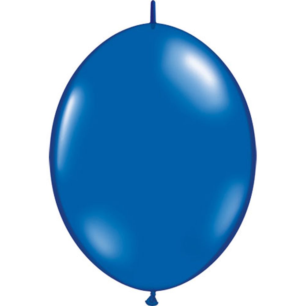 Qualatex 12" Sapphire Blue Quicklinks Latex Balloons (50ct)