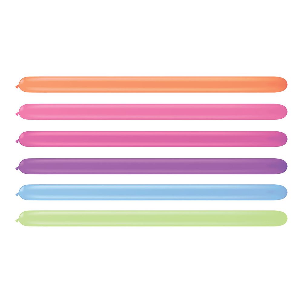 Qualatex 260Q Neon Assortment Tying Balloons (10ct)