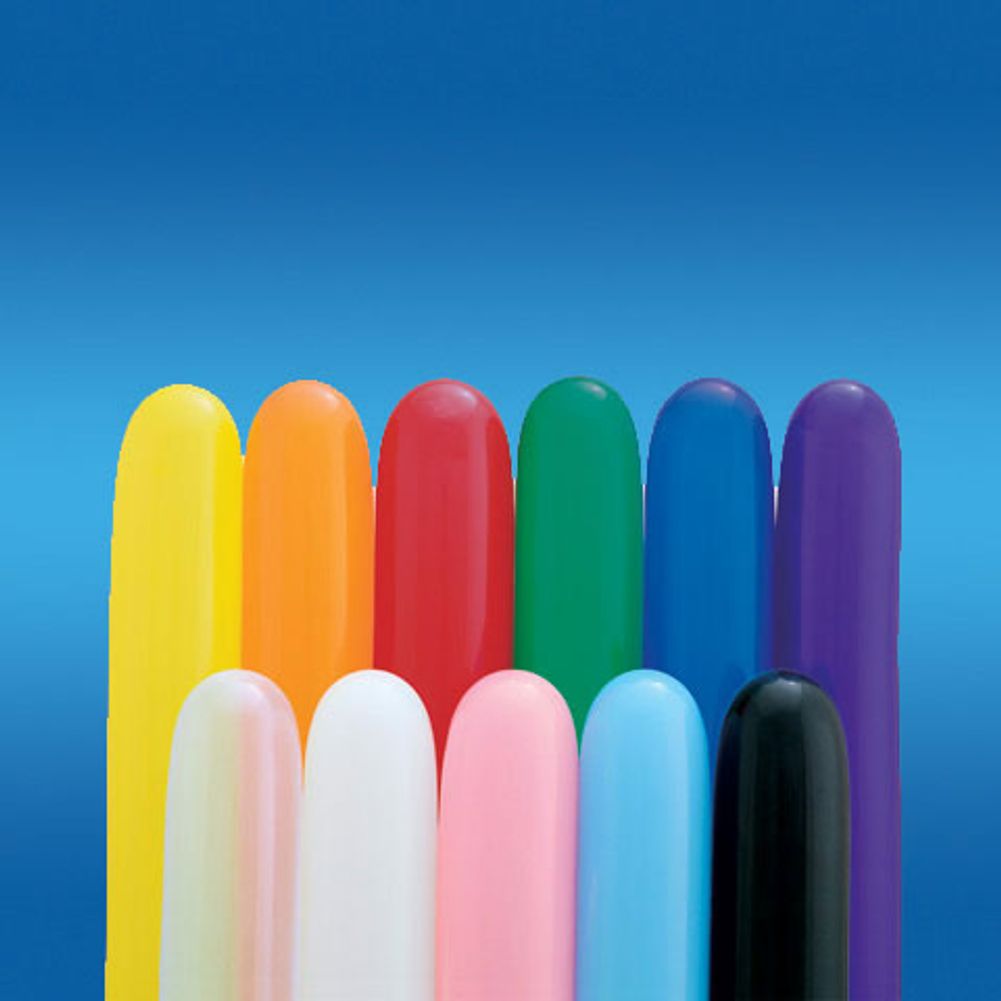 Qualatex 646Q Standard Assorted Tying Balloons (10ct)