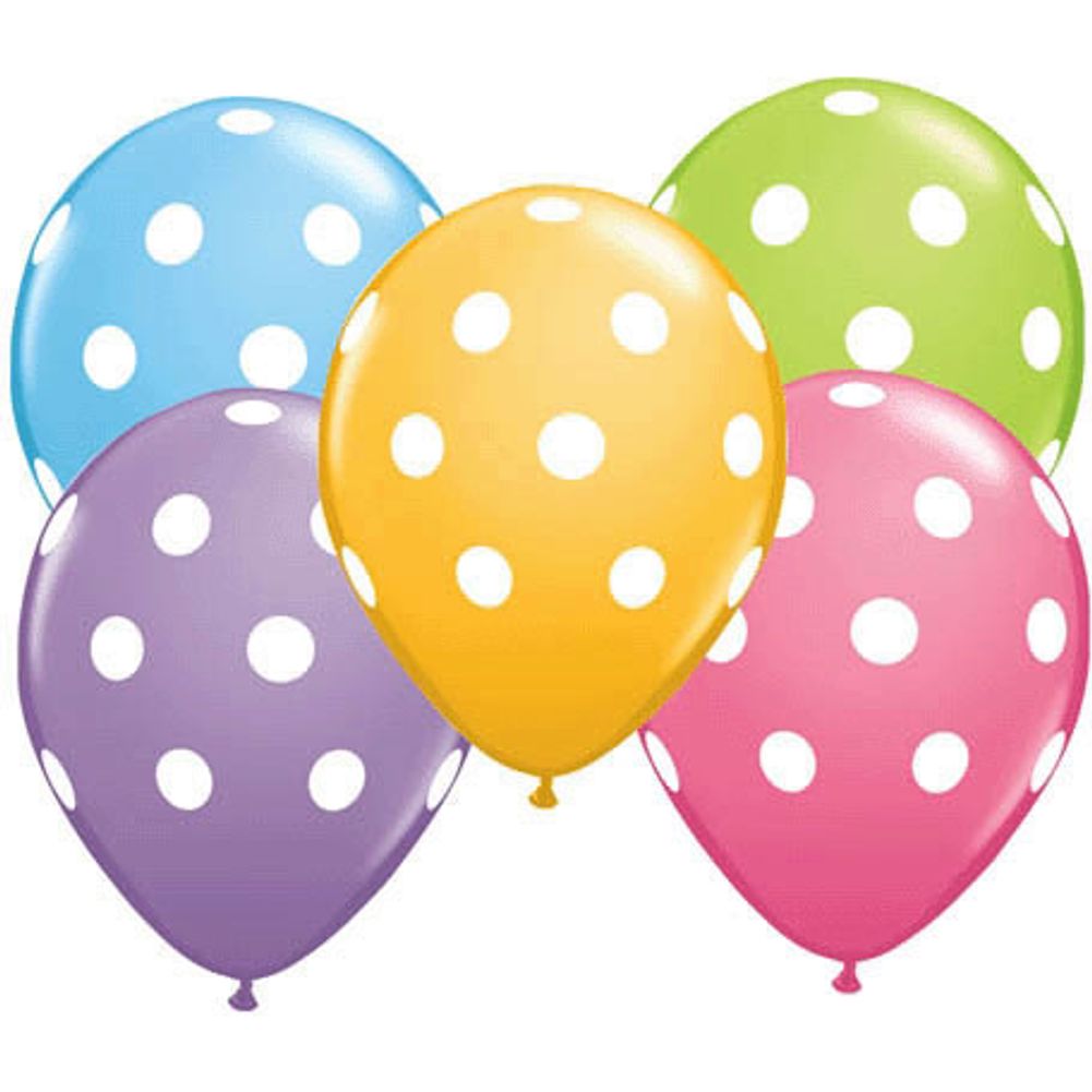 11" Big Polka Dots Special Pas