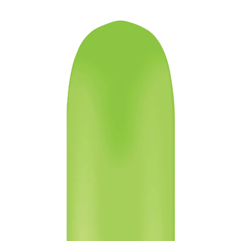Qualatex 260Q Lime Green Tying Balloons (10ct)