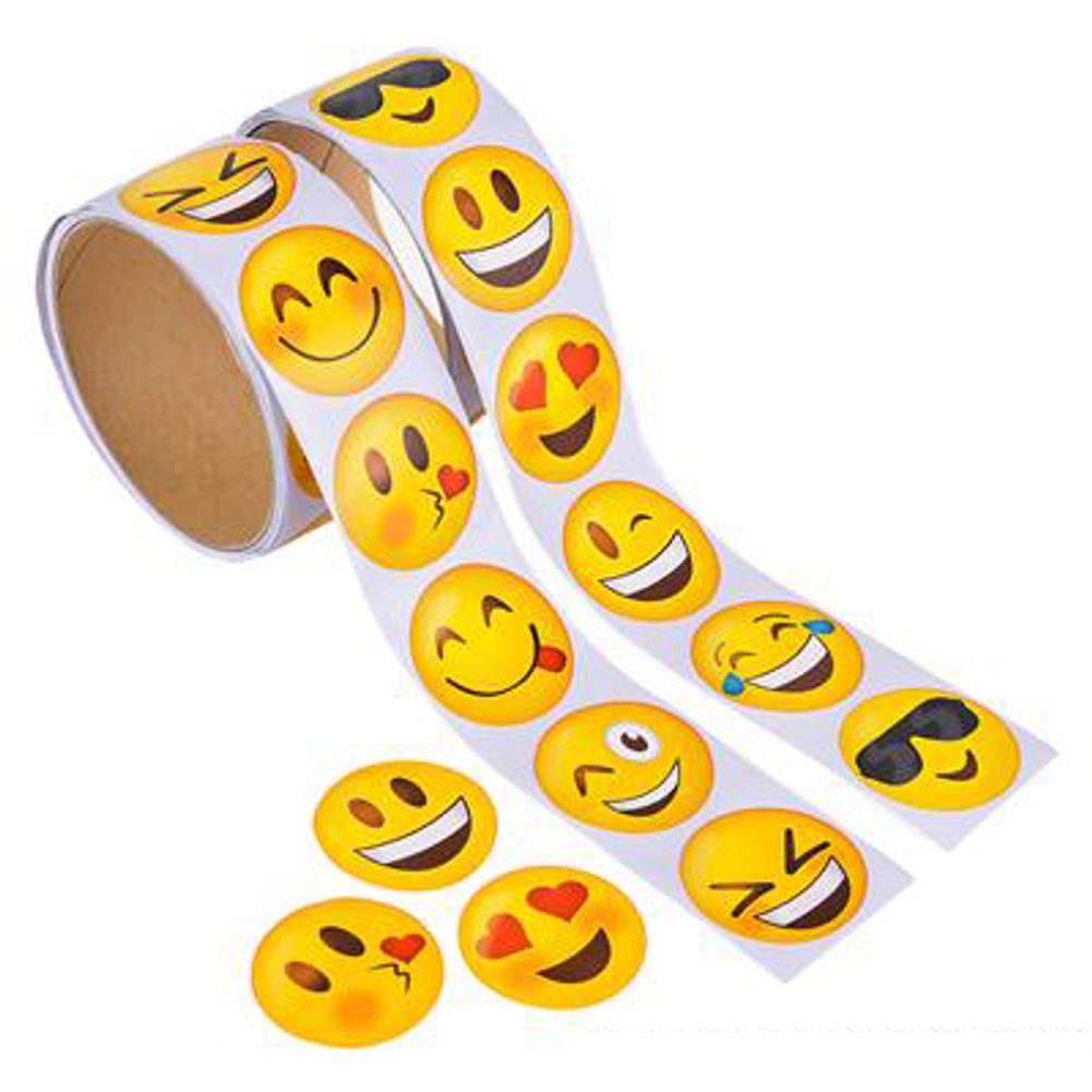 Emoticon Roll Stickers (100/roll)