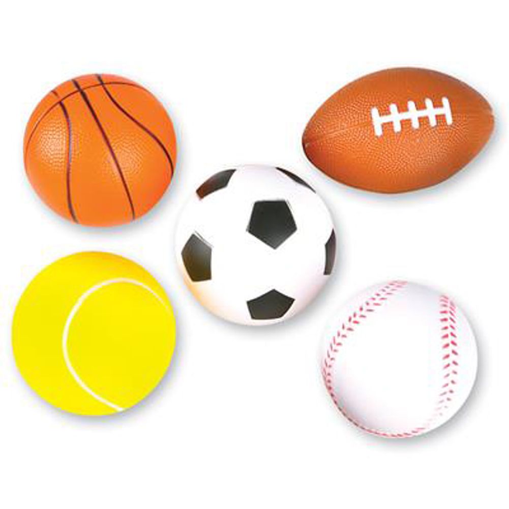 3.5" Foam Sports Balls (12 ct)