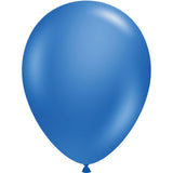 Tuftex 11" Metallic Sky Blue Latex Balloons (100ct)