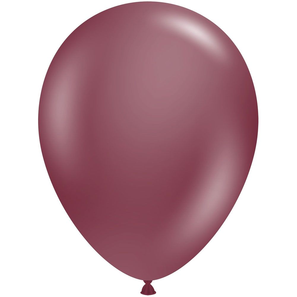 Tuftex 11" Samba Burgundy Red Latex Balloons (100ct)