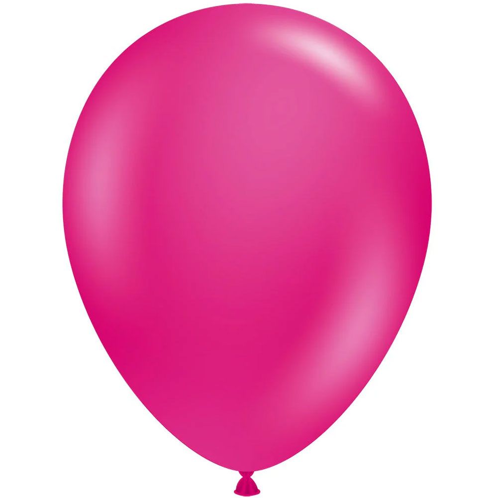 Tuftex 5" Crystal Magenta Latex Balloons (50ct)