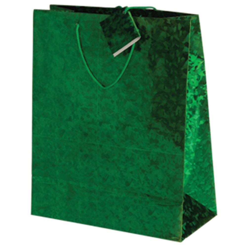 Green Metallic Large Gift Bags