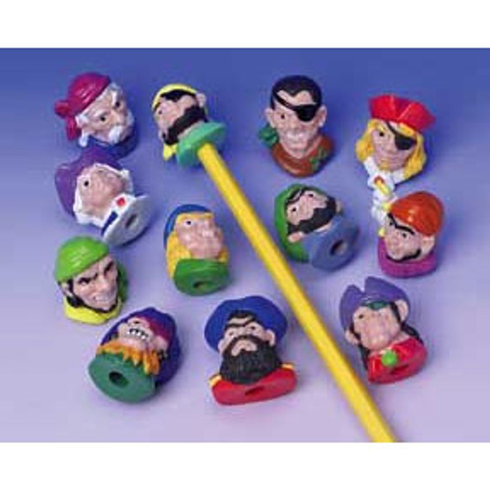Pirate Pencil Tops (12 ct)