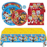Paw Patrol Birthday Party Kit for 16 – 9 Inch Plates, 7 Inch Plates, Napkins and Table Cover (49 pc)