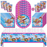 Paw Patrol Birthday Party Kit for 16 – 9 Inch Plates, Napkins, Table Cover and Cups (49 pc)