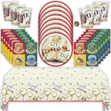 Harry Potter Birthday Party Kit for 16 – 9 Inch Plates, Napkins, Table Cover and Cups (49 pc)
