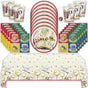 Harry Potter Birthday Party Kit with Tablecloth, Plates, Napkins, Cups, & Sticker