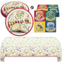Harry Potter Birthday Party Kit with Plates, Napkins, Tablecloth, & Sticker