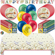 Harry Potter Birthday Party Kit with Tablecloth, Plates, Napkins, Balloons, Banner, & Sticker