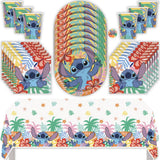 Lilo and Stitch Birthday Party Kit for 16 – 9 Inch Plates, Napkins, Table Cover and Cups (49 pc)