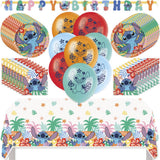 Lilo and Stitch Birthday Party Kit for 16 – 9 Inch Plates, Napkins, Table Cover, Banner and Balloons (42 pc)