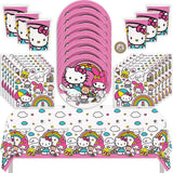 Hello Kitty Birthday Party Kit for 16 – 9 Inch Plates, Napkins, Table Cover and Cups (49 pc)
