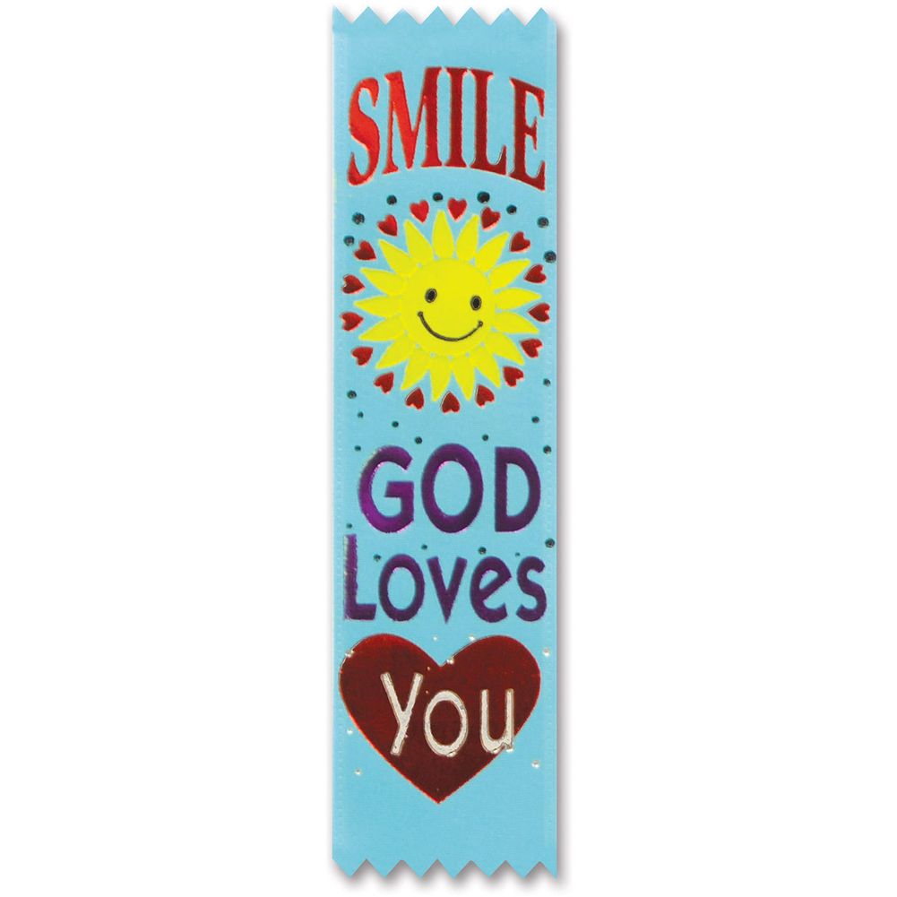 Smile, God Loves You Value Pack Ribbons