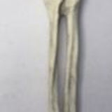 18.5" Skeleton Peace Sign Lawn Stake