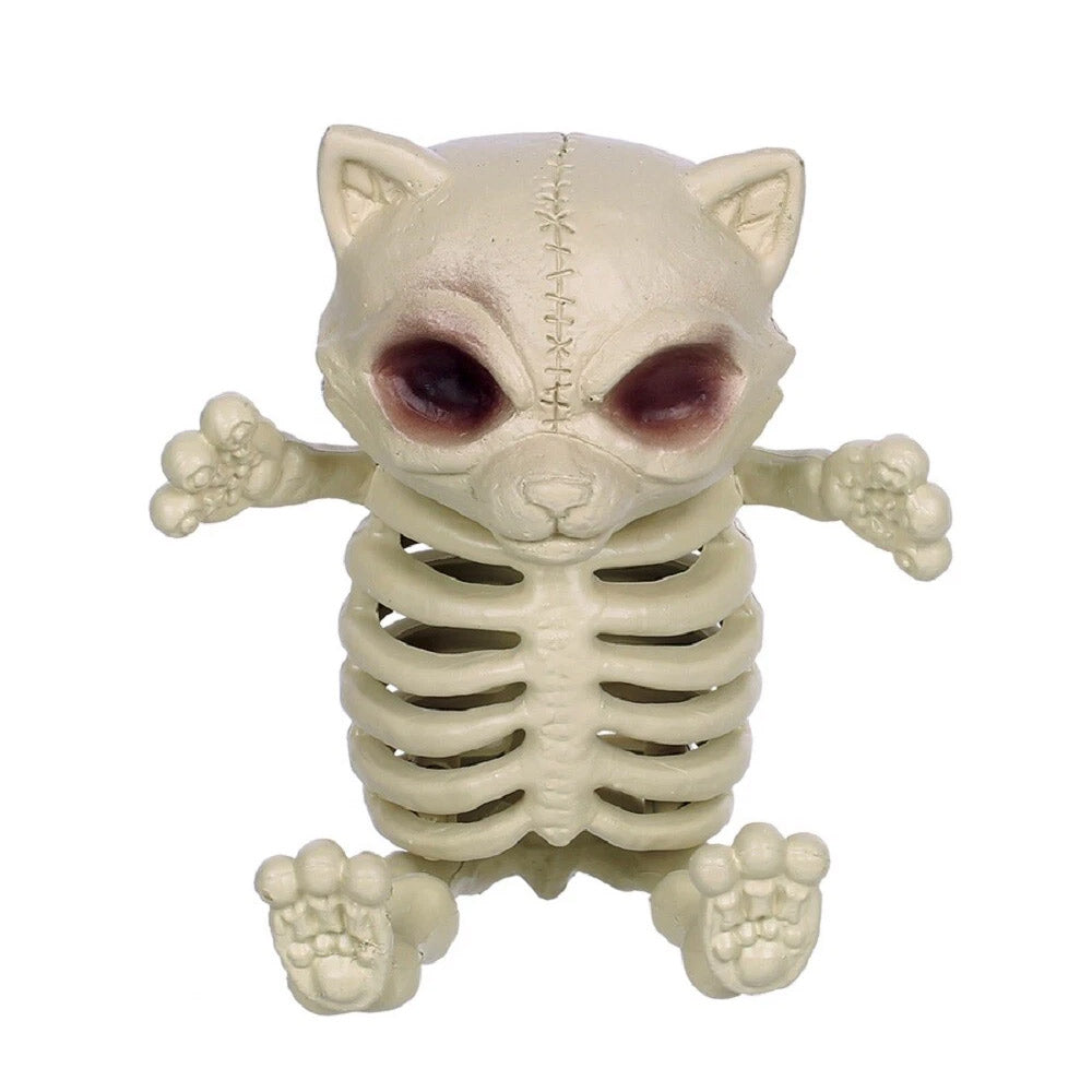 Crazy Bonez Teddy Bone Body Cat Skeleton