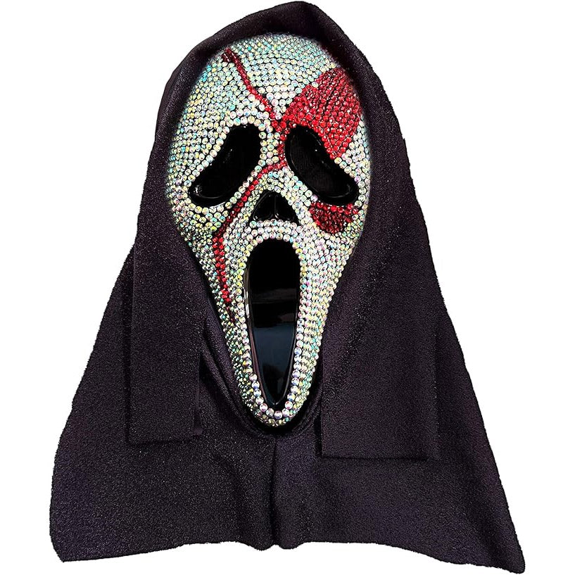Ghost Face Bling Mask Blood