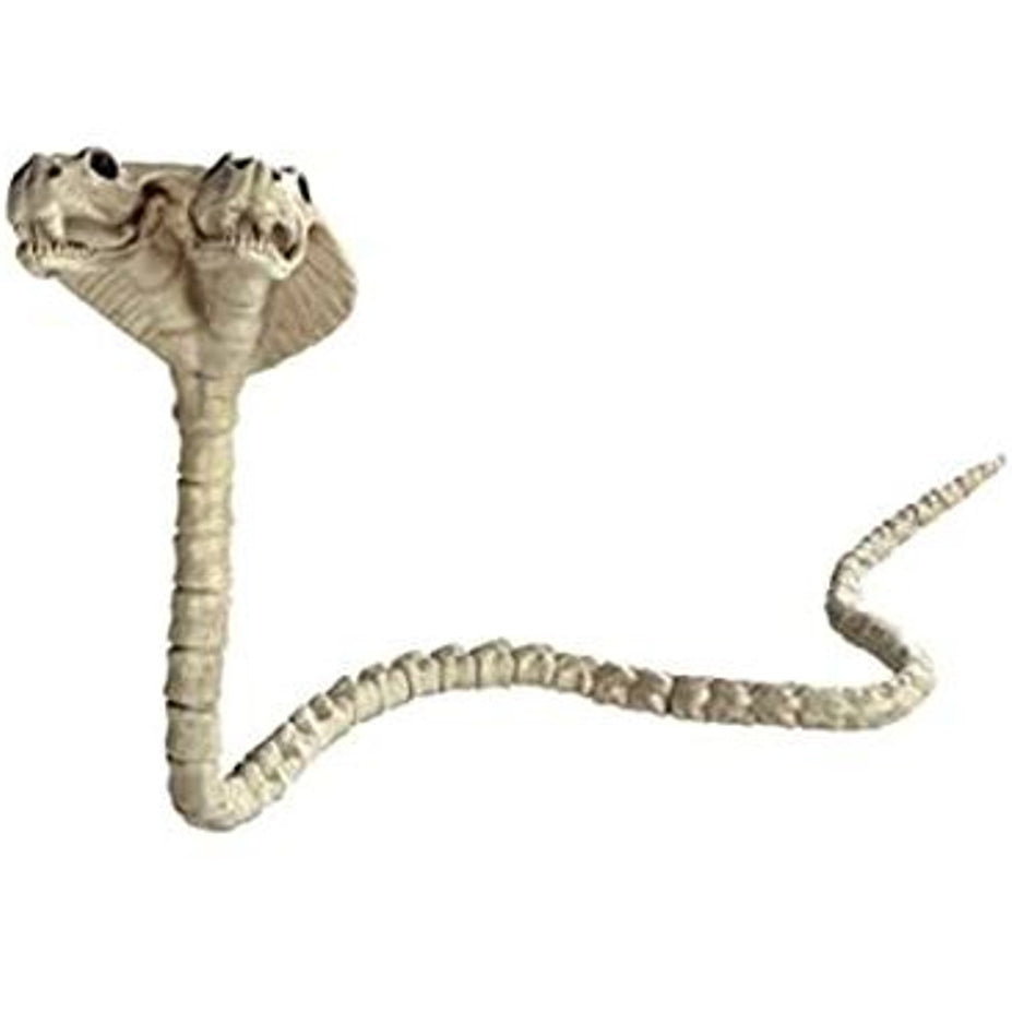 TWO HEADED COBRA SKELETON (replaces snake) 41"