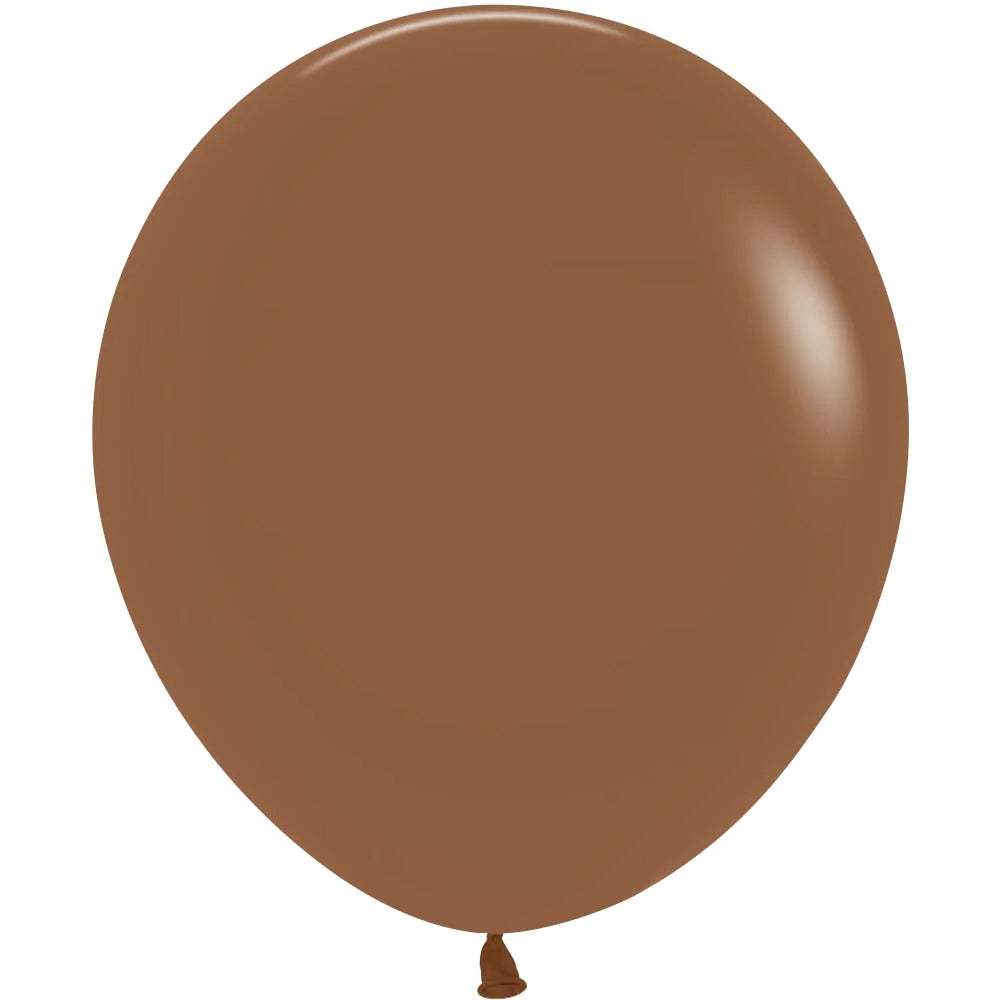 Sempertex 24" Deluxe Coffee Latex Balloons (10ct)
