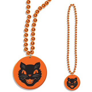 Beads w/Cat Medallion