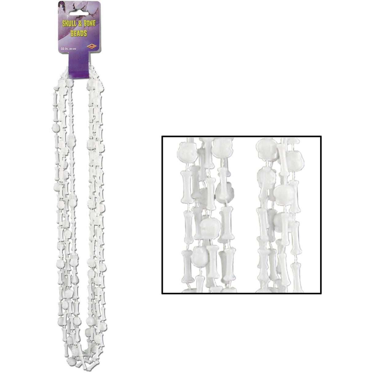 Skull & Bone Beads (6 ct)