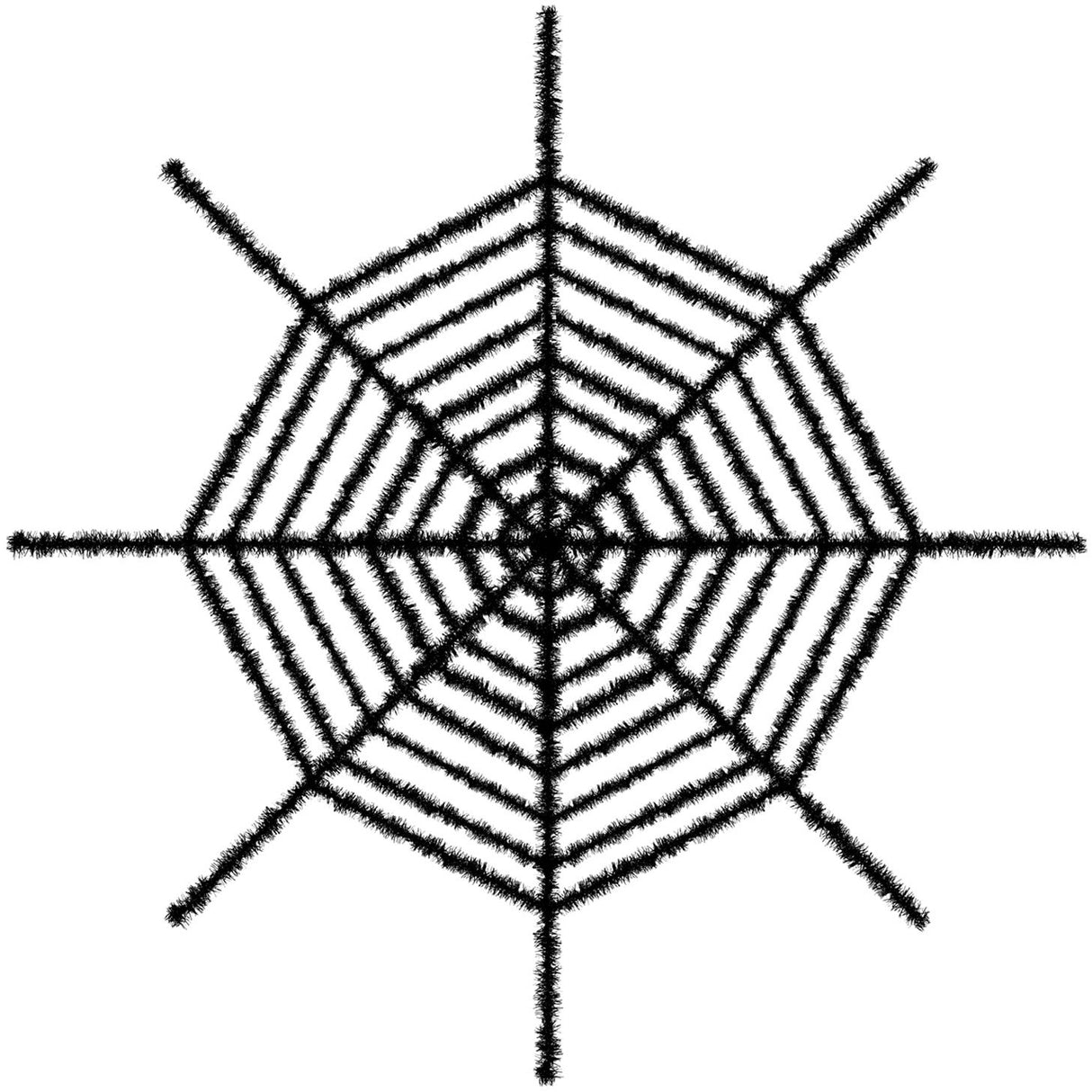 Black Giant Spider Web