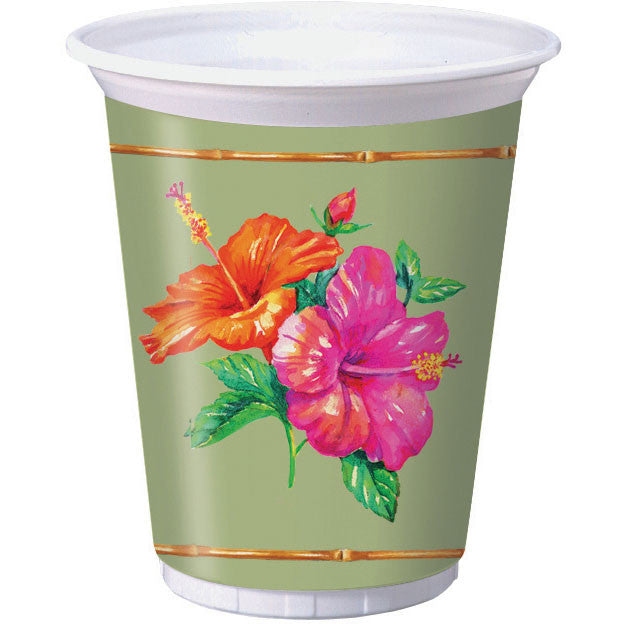 Tahiti Tropics 16oz Plastic Cups (8ct)