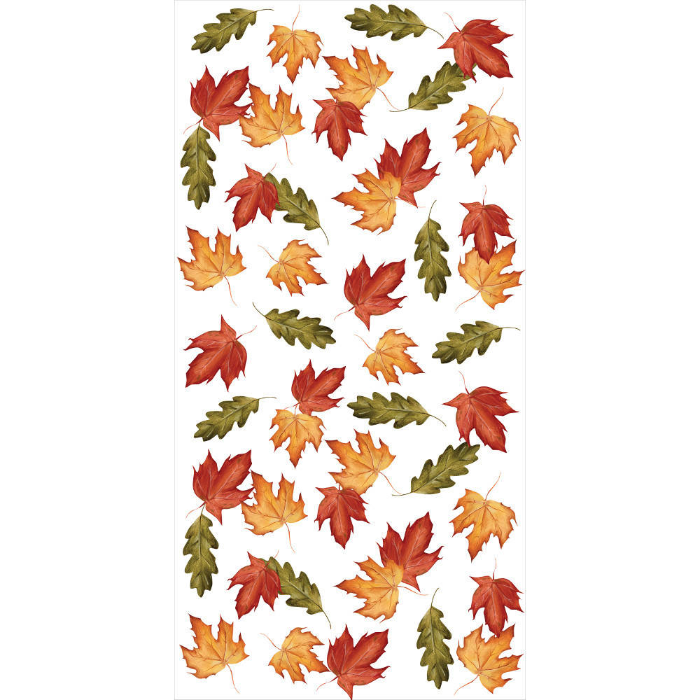 Fall Leaves Banquet Table Roll, Plastic 50'