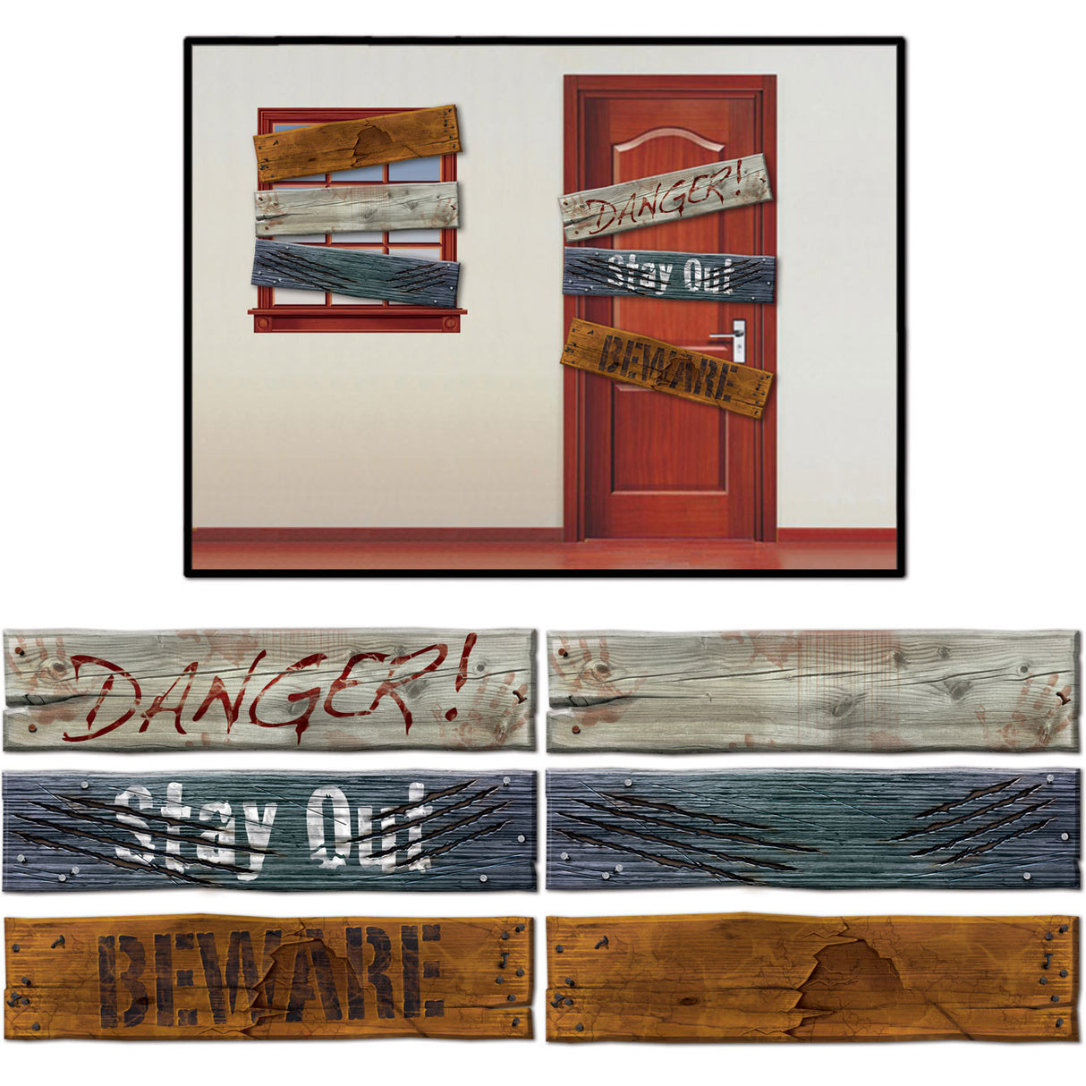 Weathered Board Cutouts