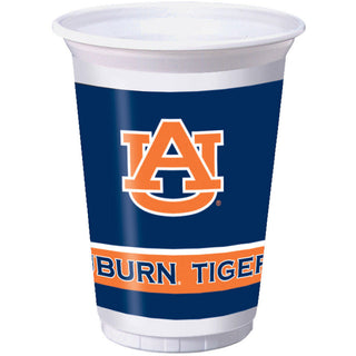Auburn University 20oz Plastic Cups (8ct)